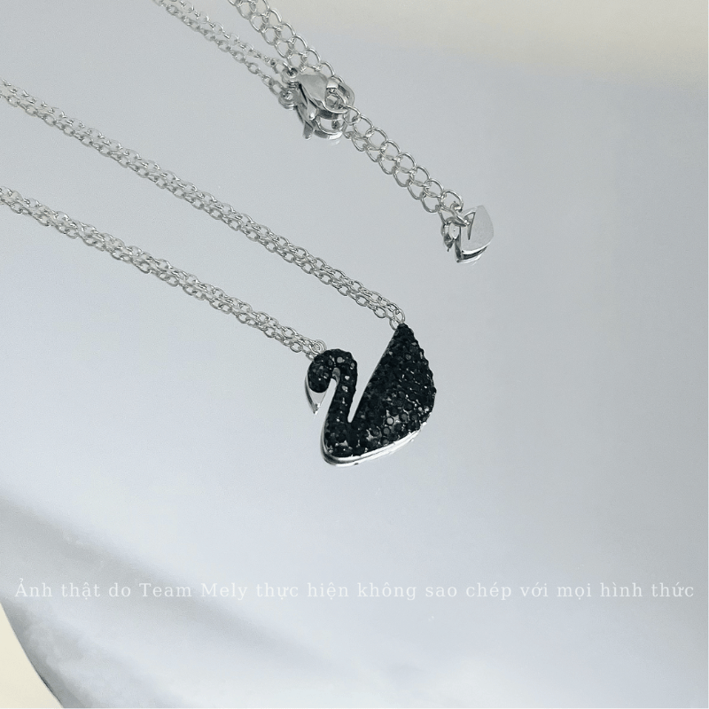 Dây chuyền Thép Titan không gỉ thiên nga đen TN01