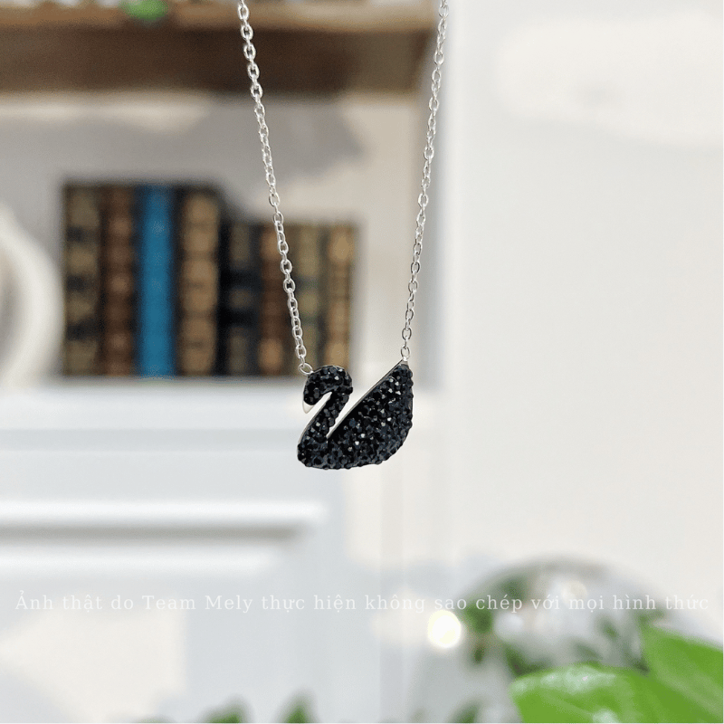 Dây chuyền Thép Titan không gỉ thiên nga đen TN01