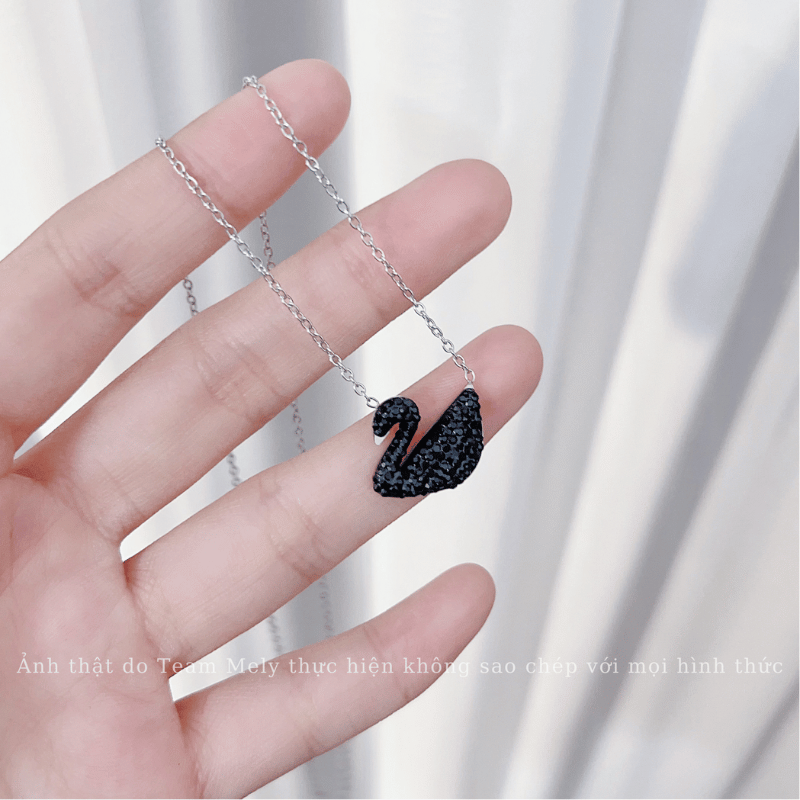 Dây chuyền Thép Titan không gỉ thiên nga đen TN01