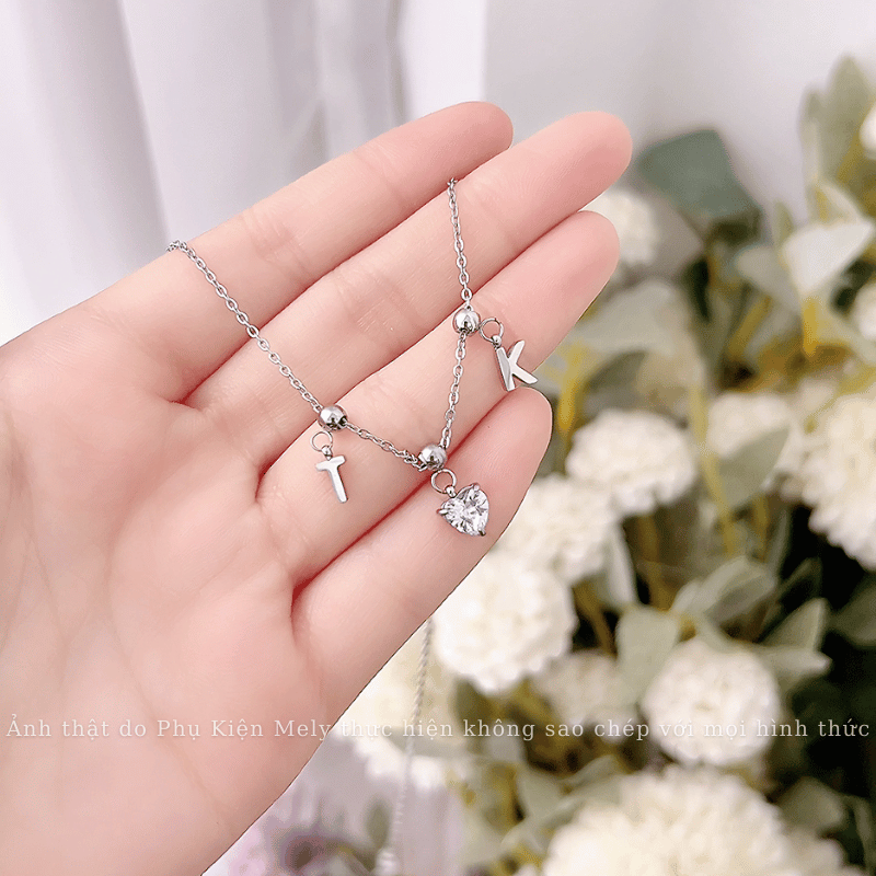 Dây chuyền Chữ BẠC CT33