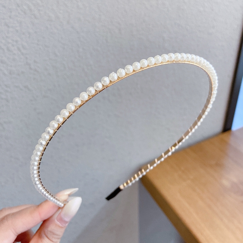 Băng đô cài tóc đính ngọc trai T1-52