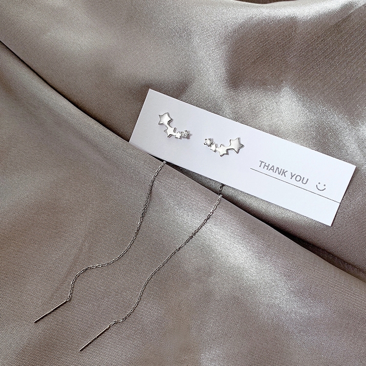 BÔNG TAI BẠC 4 NGÔI SAO B17