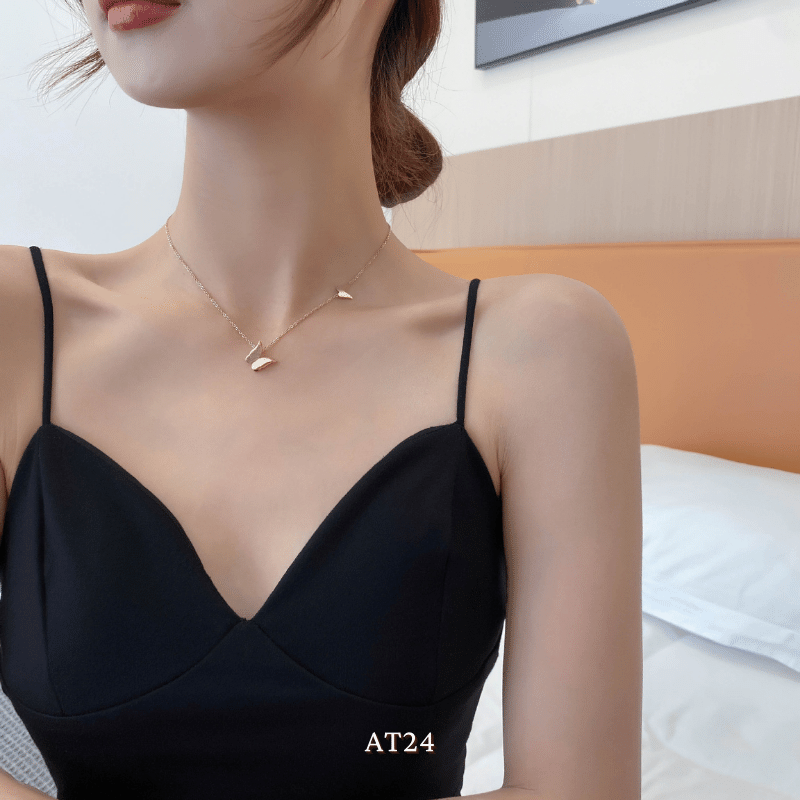 Dây chuyền bướm basic đơn giản dành cho nữ phong cách Hàn Quốc AT24