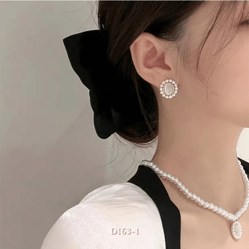 Set bông tai dây chuyền VV161