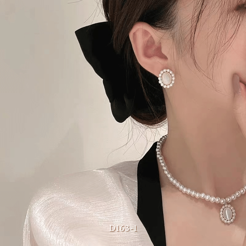 Set bông tai dây chuyền VV161