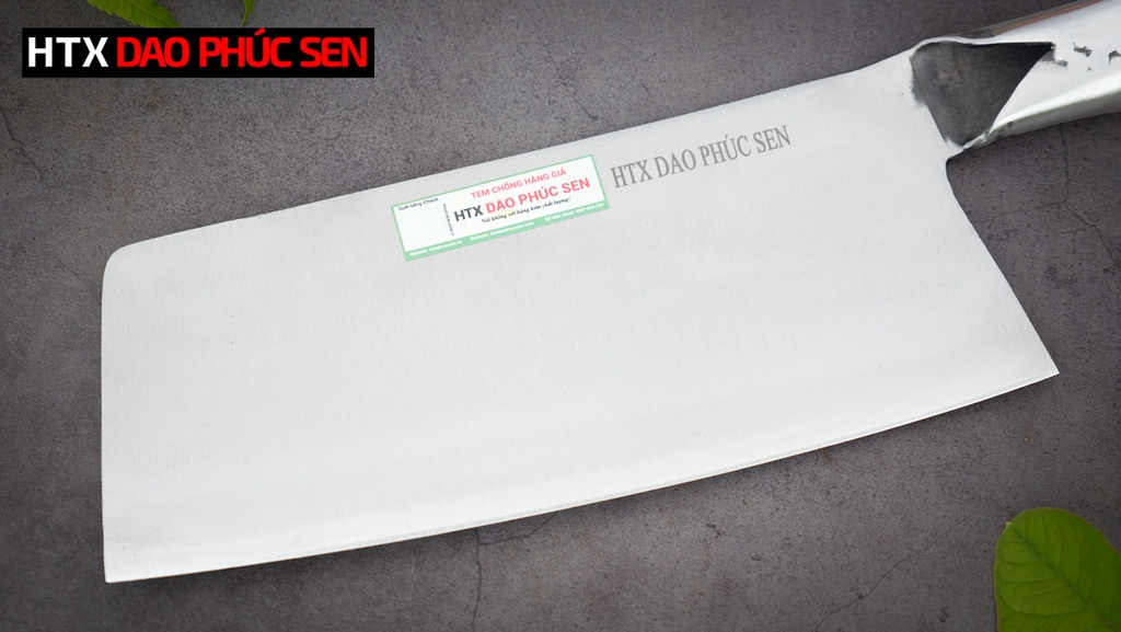 Dao chặt gà thép trắng cao cấp cán sắt SCGK