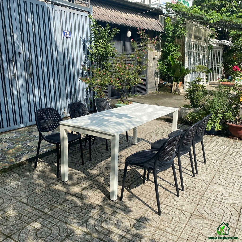 Bộ bàn ghế nhựa đúc PP03