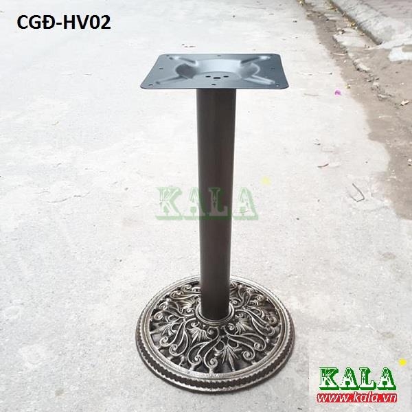 Chân bàn Gang Hoa Văn CGĐ-HV02