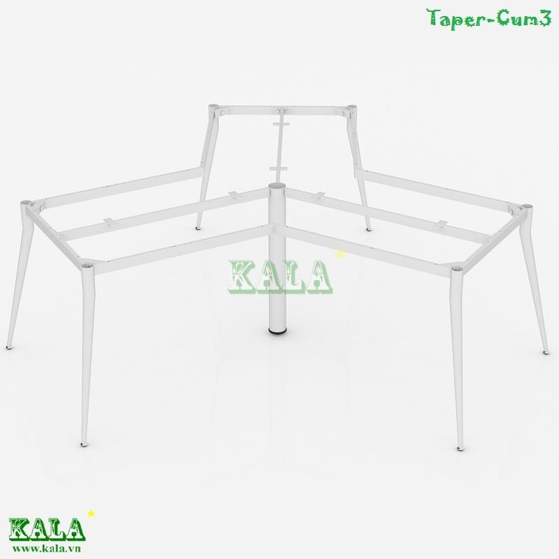 Chân bàn ống côn Taper Cụm 3  2050 x 2230mm