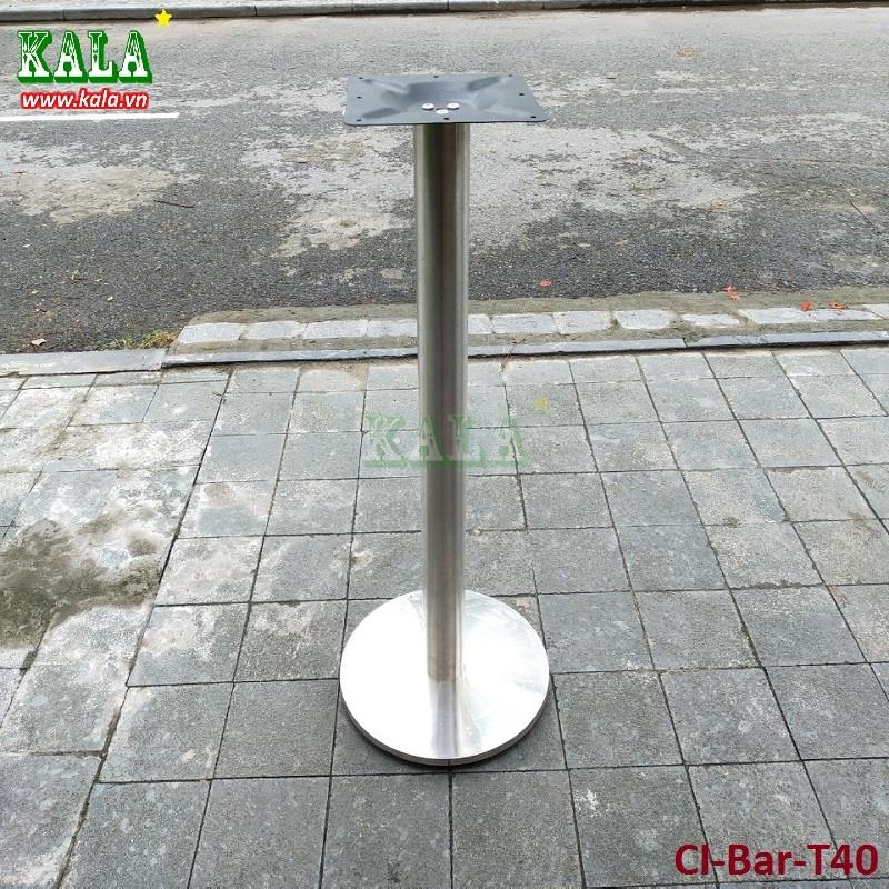 Chân bàn bar inox CI-Bar-T40