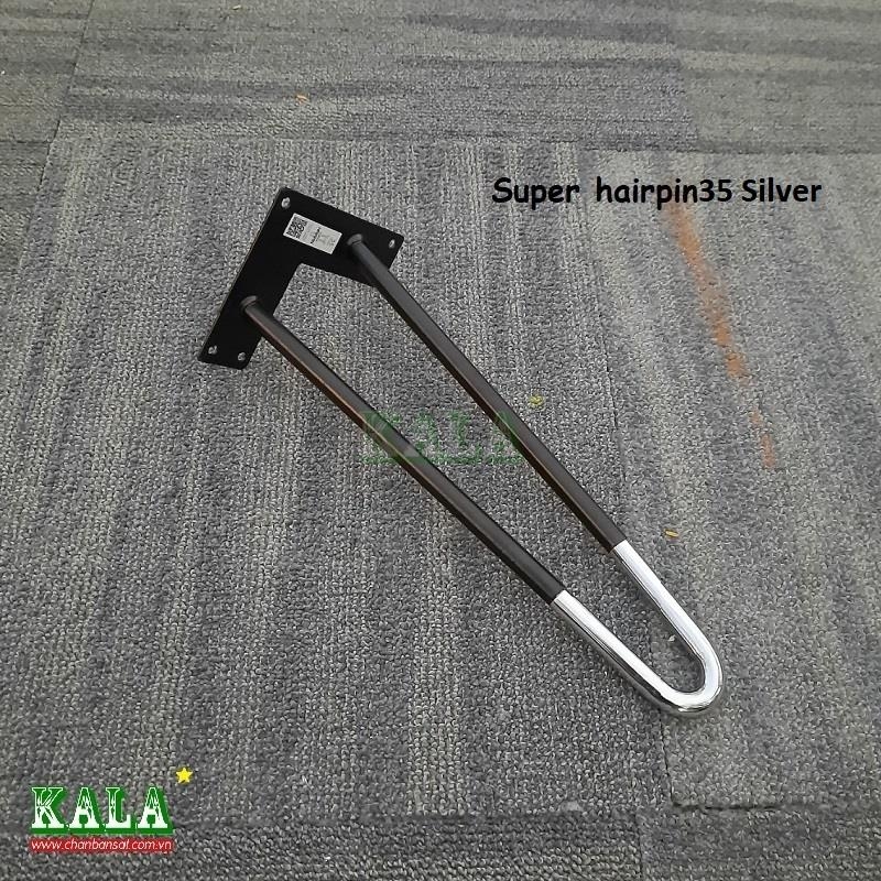Chân bàn Super Hairpin 35cm Silver
