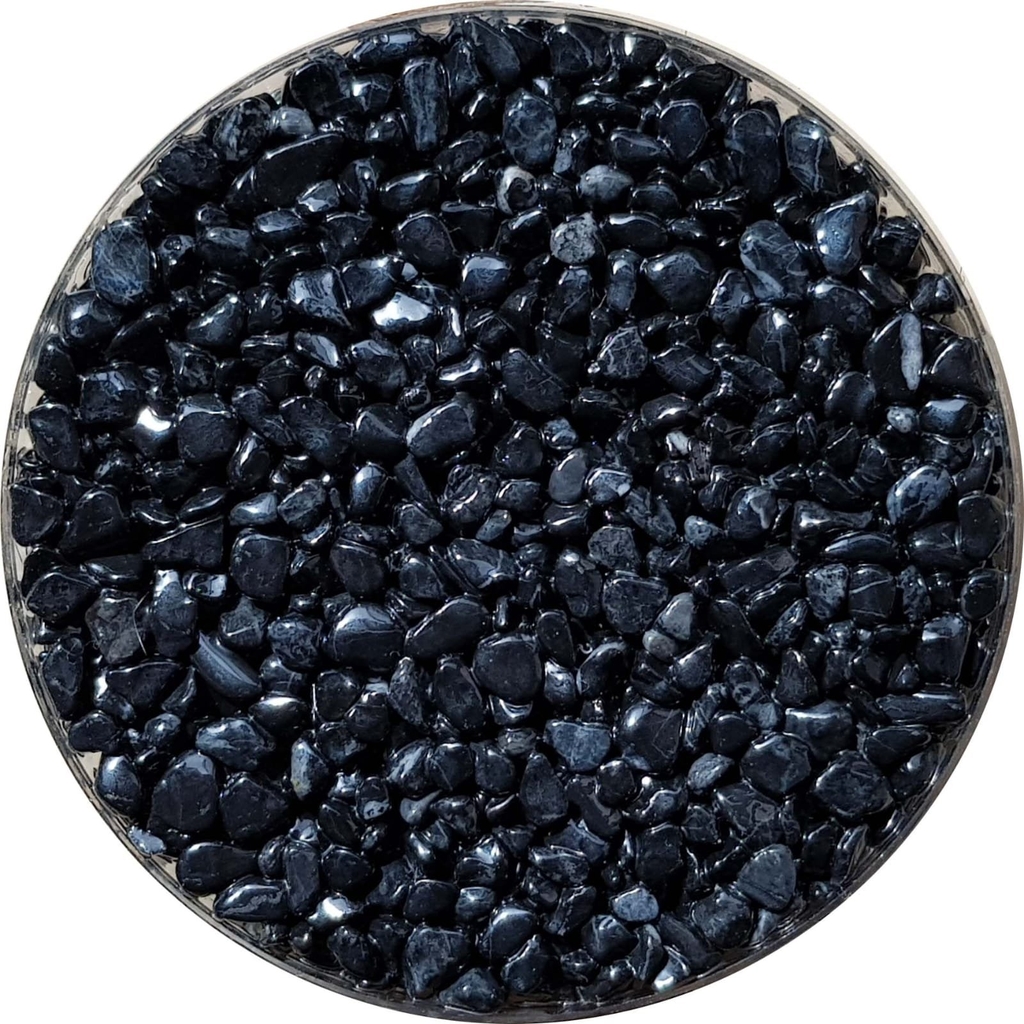 BLACK EPOXY PEBBLES