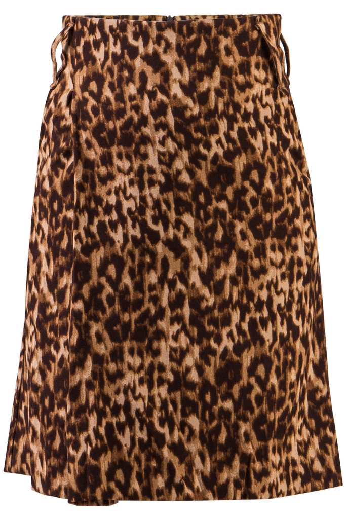 Chân váy da lộn Ava Skirt/ Panther