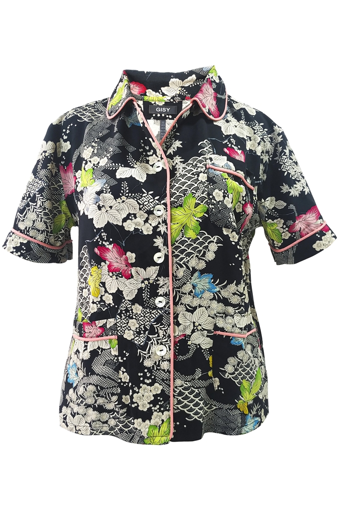Áo ngủ cộc tay Francessa No.1 Short-sleeved Pajama Top/ Tokyo Nights 2281