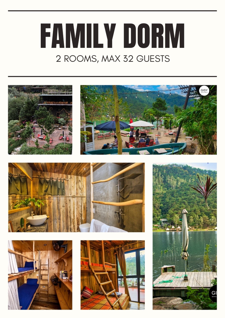 Giường Phòng Dorm Tại GISY Lake House – Trải Nghiệm Giá Trị Vượt Mong Đợi
