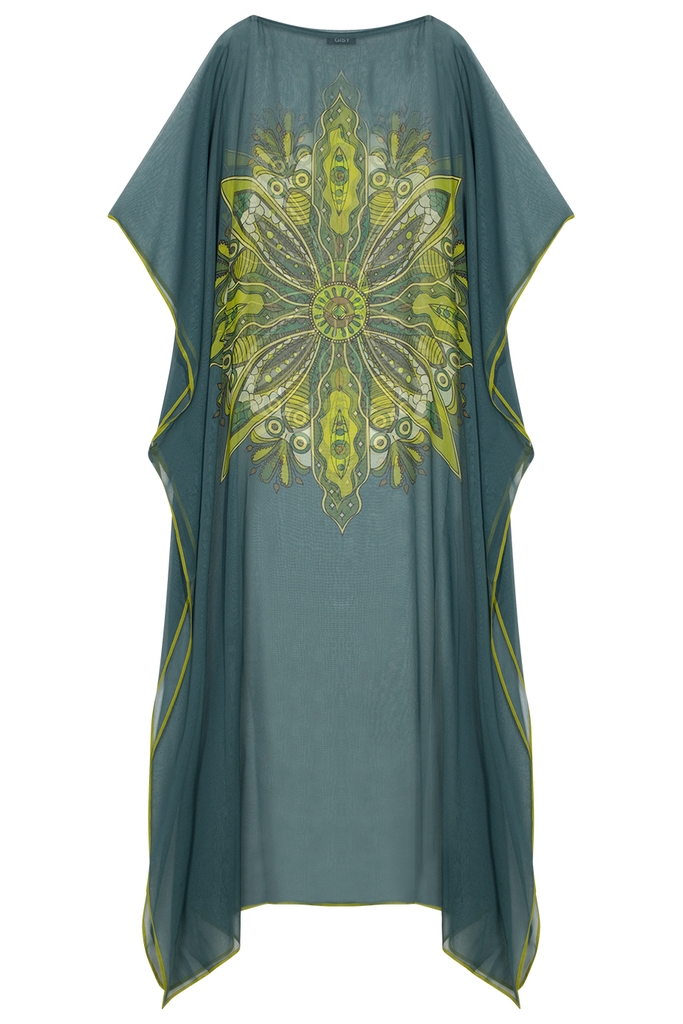 Áo Boat-necked Silk Kaftan 109x143/ No (10)