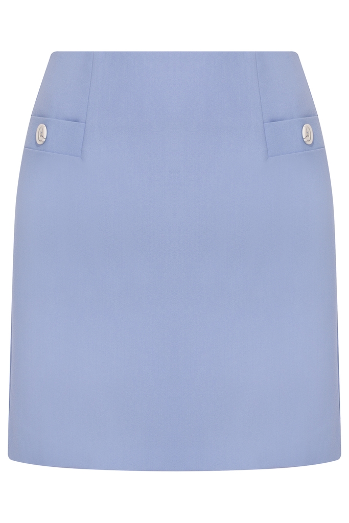 Broomhilda A -Line Skirt/ Sky Blue