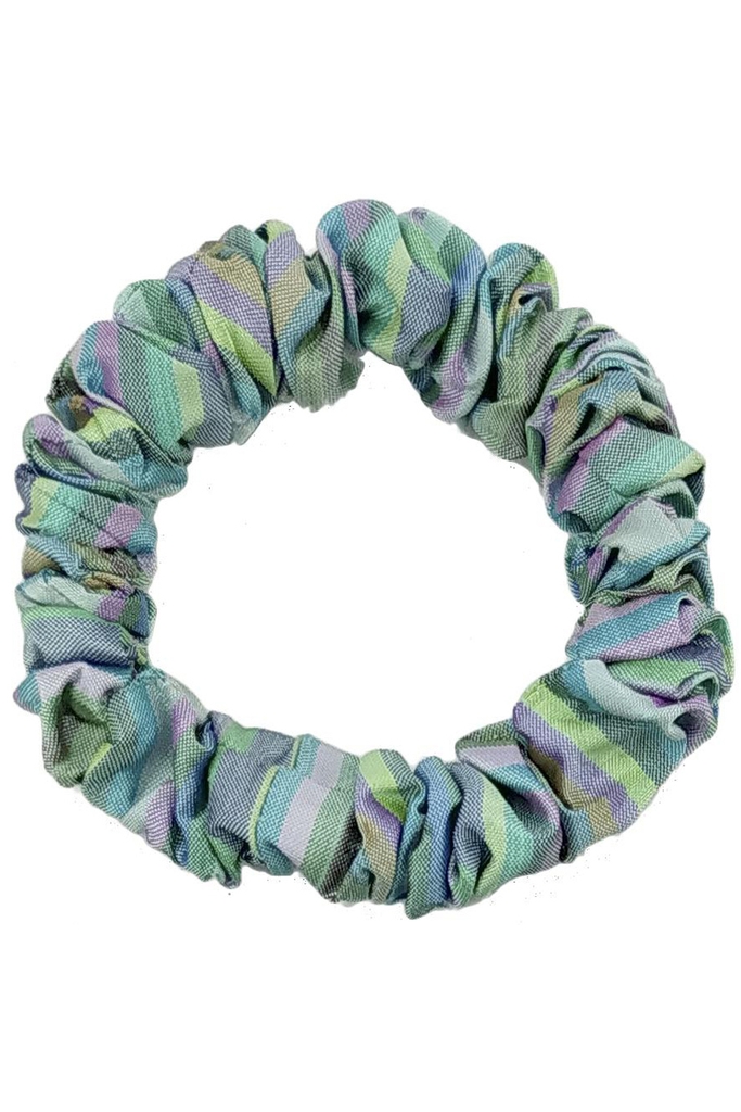 Dây buộc tóc Pure Silk Scrunchie/ Grass Stripe N039