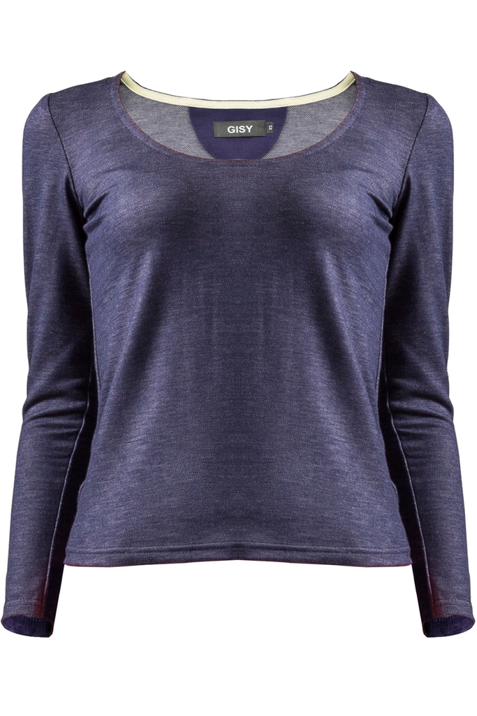 Áo Cleo Round-neck Pullover/ Indigo Blue