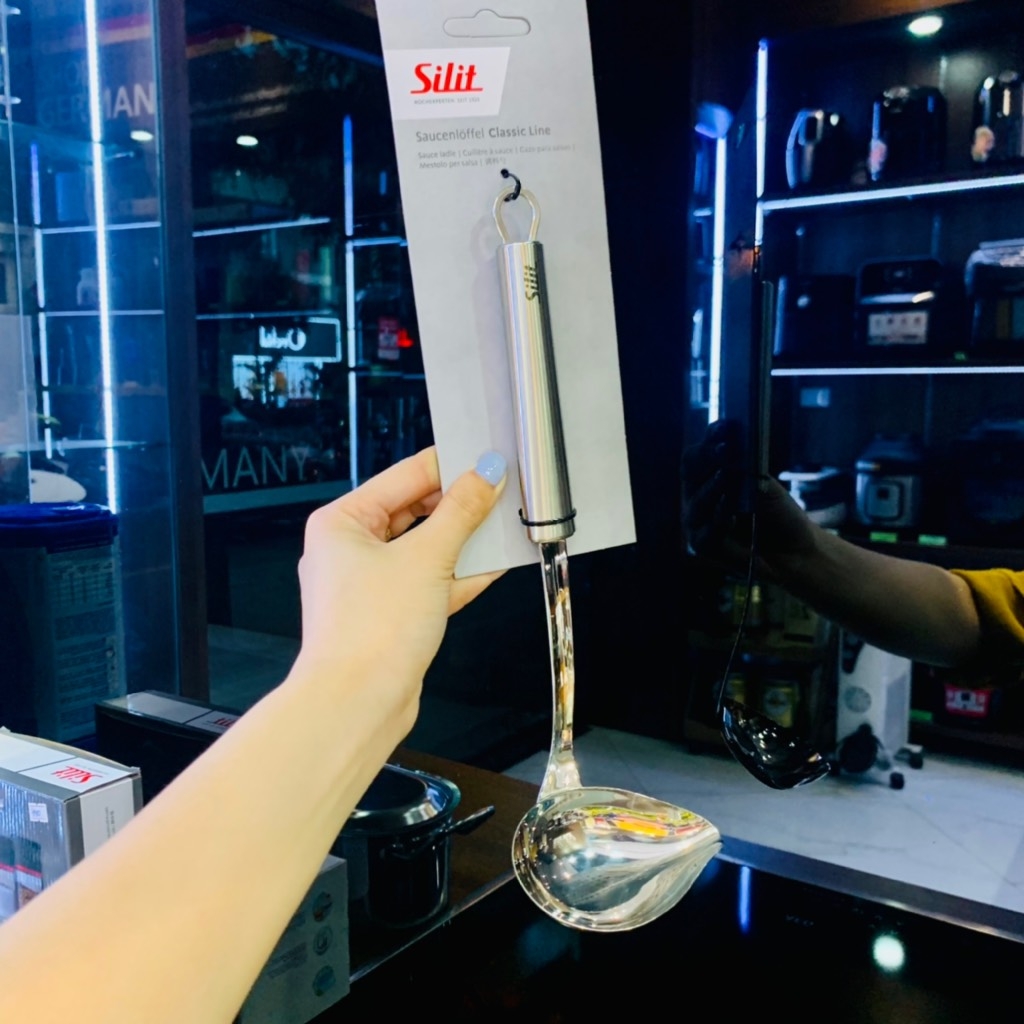 Muôi múc sốt Silit inox