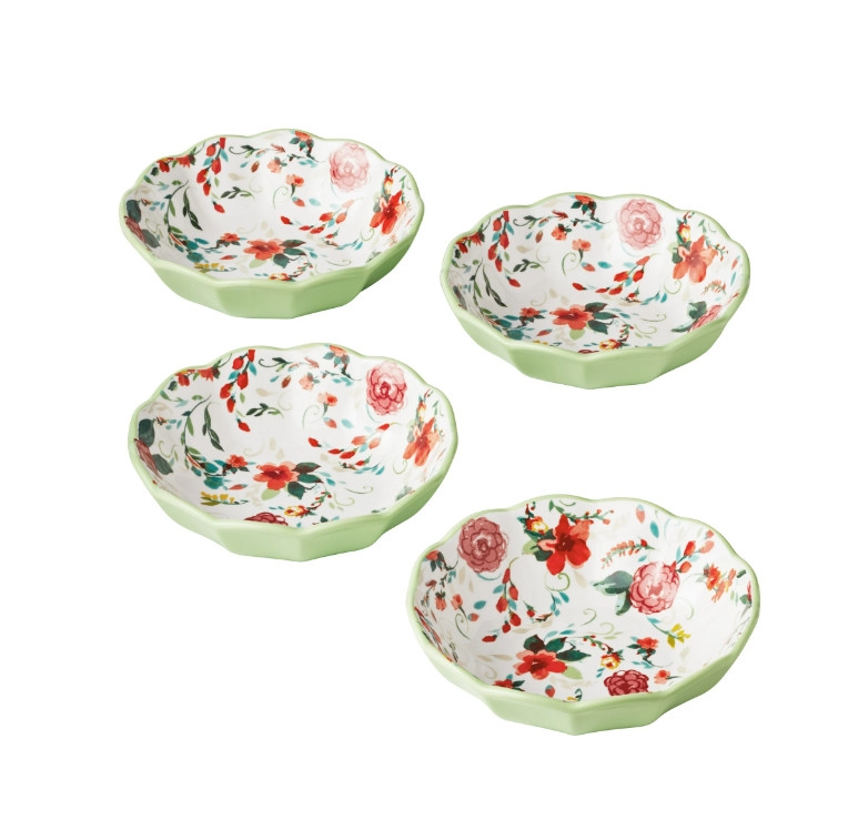 Set 4 đĩa sứ The Pioneer Woman Painted Meadow Pasta Bowl PWD4968818141BG