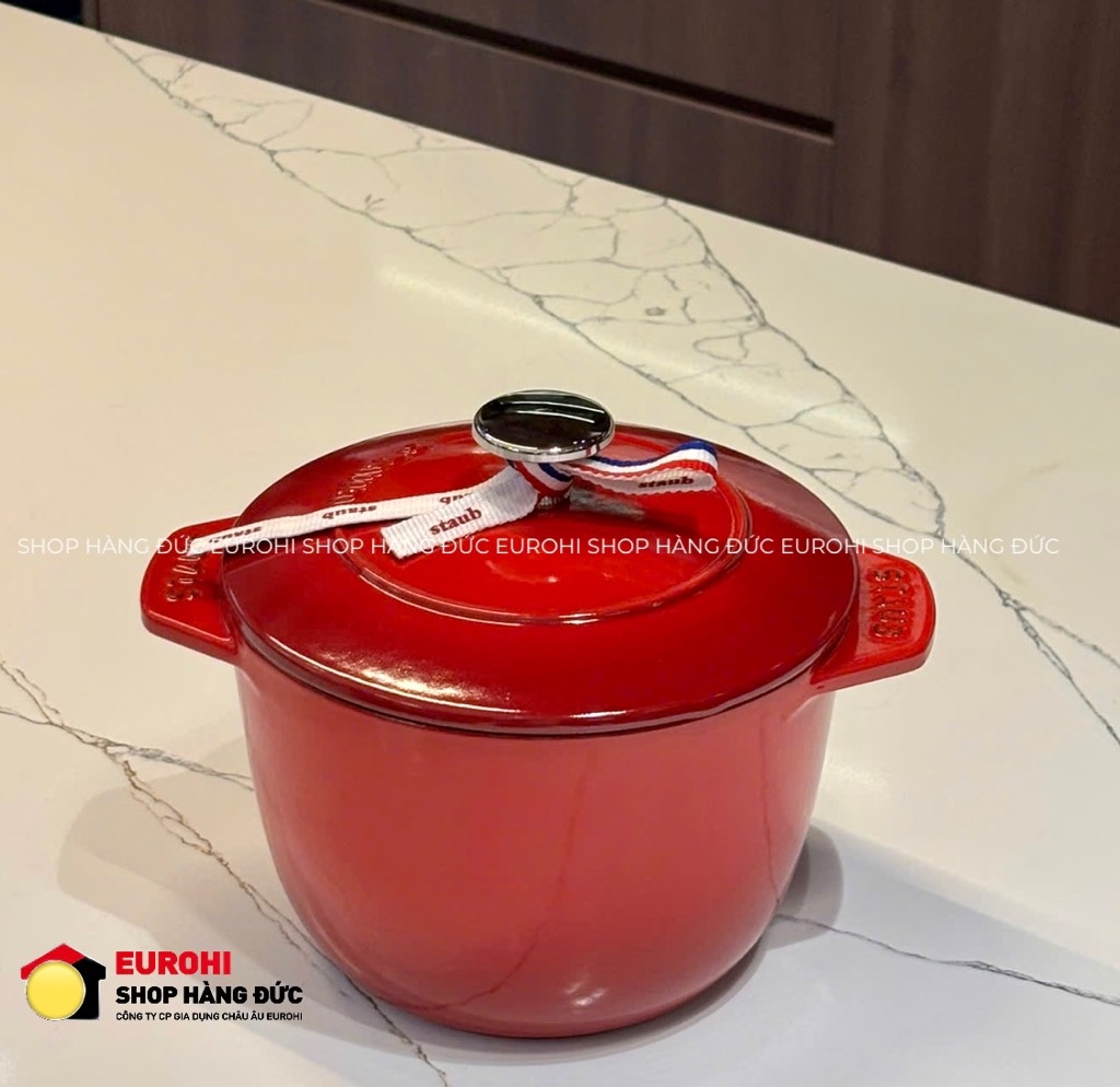 Nồi gang Staub Cocotte Chistera 16cm 1.74L màu đỏ (11721606)