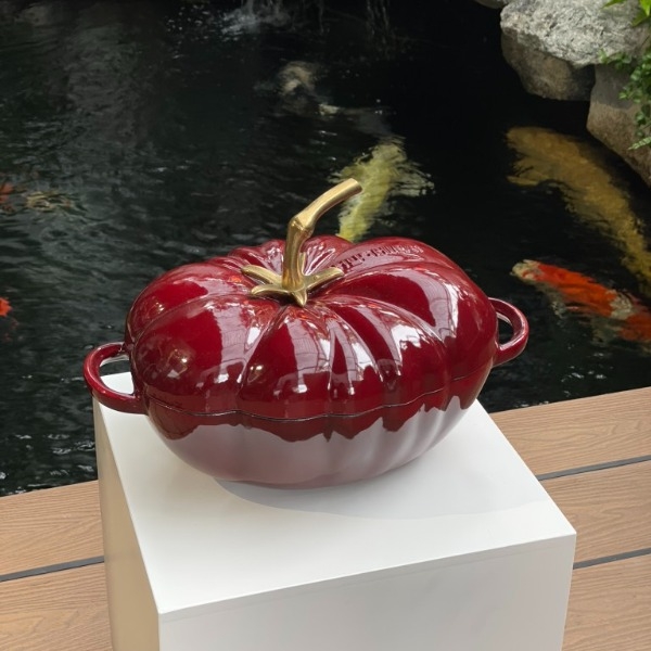 Nồi gang cà chua Chushipai 25cm 2.9L màu mận