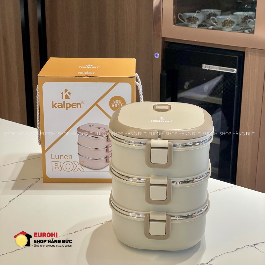 Hộp cơm Inox 3 tầng Kalpen AR11