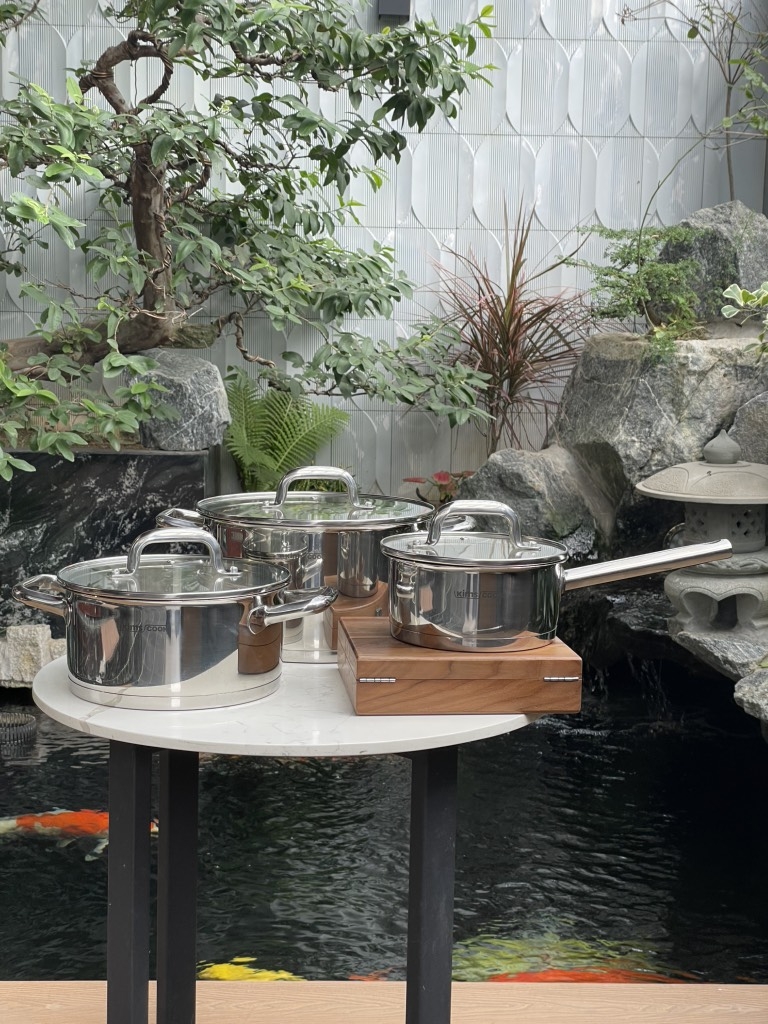 Bộ nồi  inox Kims Cook 3 món