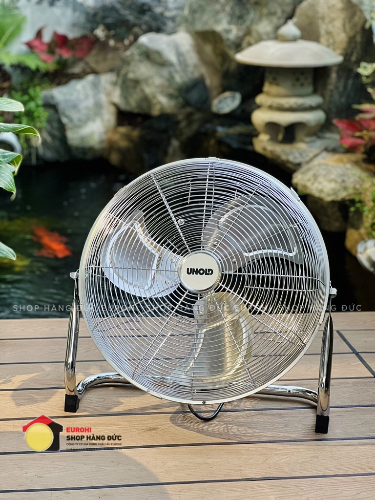 Quạt sàn Unold 86756 màu bạc