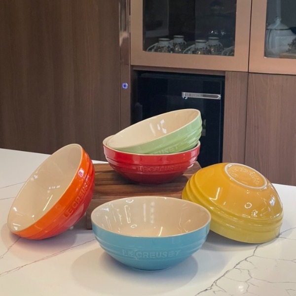 Set 5 bát tô nhỡ Le Creuset Rainbow 15cm 580ml