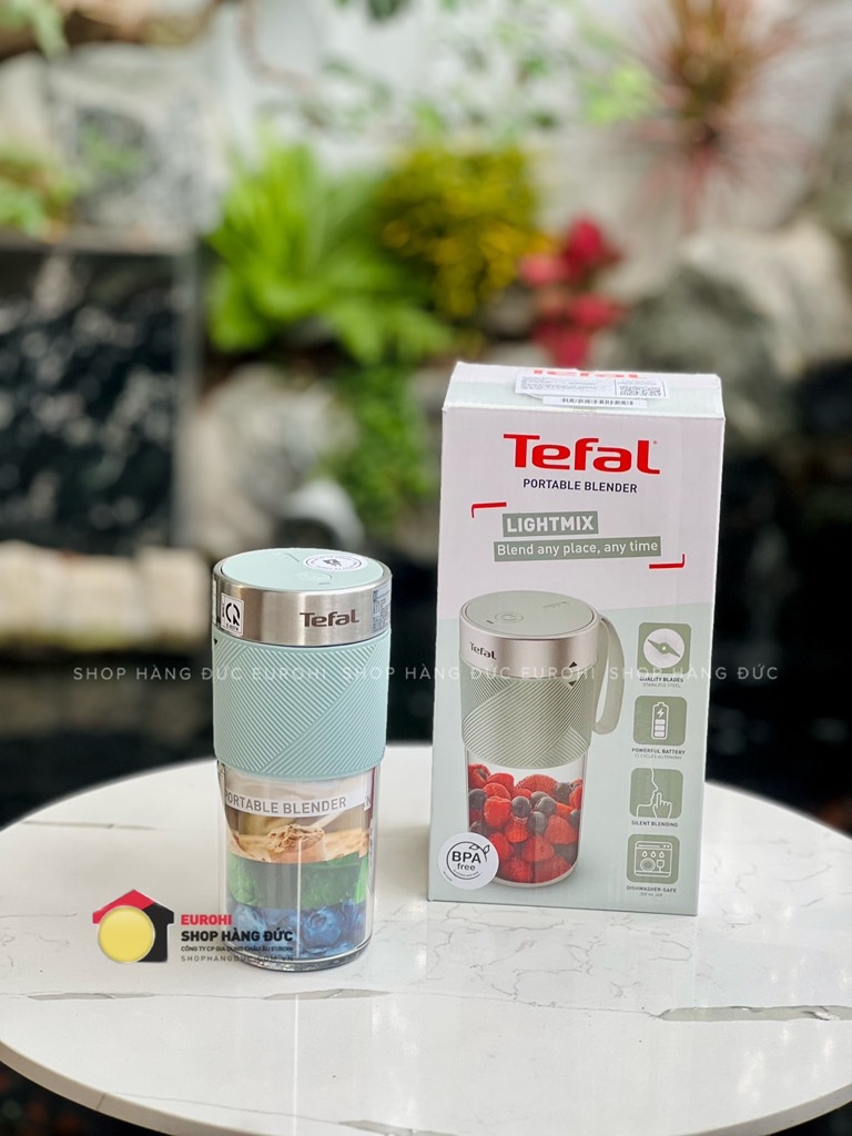Máy xay sinh tố mini Tefal Lightmix màu xanh (BL1C0430)