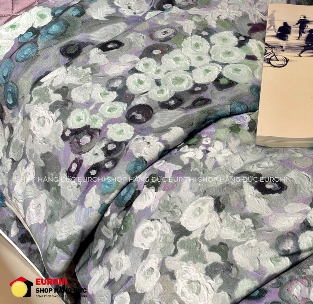 Chăn hoa lạnh Kela 2m*2,2m (KHÔNG VỎ GỐI)