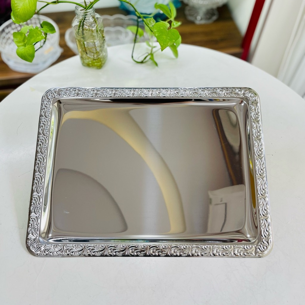 Khay inox Shcutzfolie APS 43x21cm (Made in Germany)