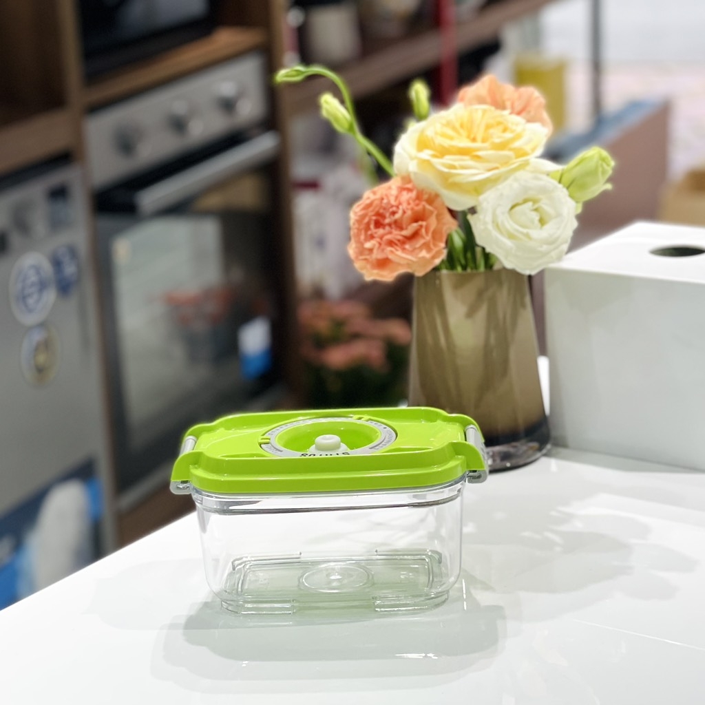 Hộp bảo quản thực phẩm hút chân không Status hình chữ nhật 0,5L