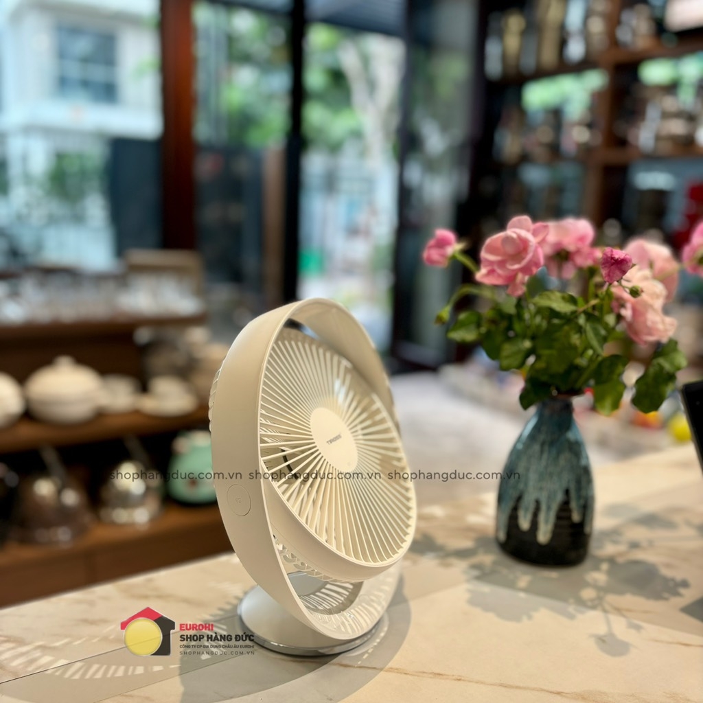 Quạt tích điện để bàn Tiross TS2282 5W