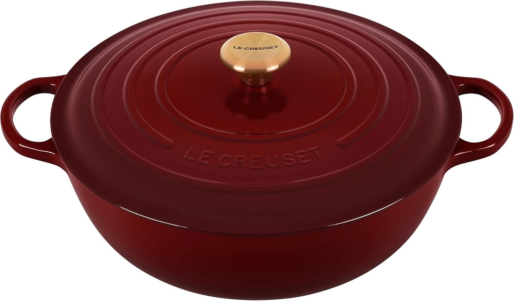 Nồi gang sâu lòng Le Creuset Rhone 24cm 3.1L màu mận chín (21114 24 949 0441)