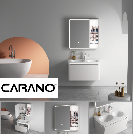 TỦ KỆ LAVABO CARANO MODEL F0818-8D (MODEL: F0818-8D)