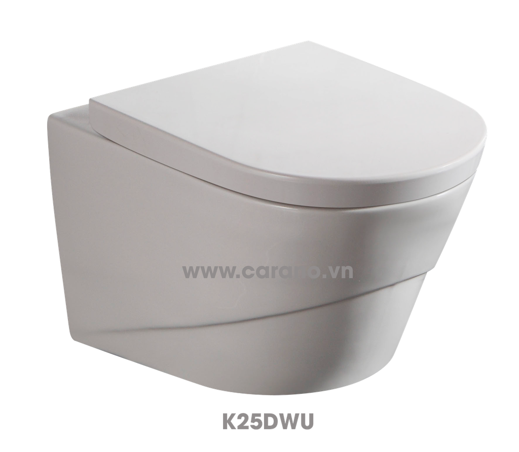 TOILET TREO TƯỜNG CARANO MODEL K25DWU