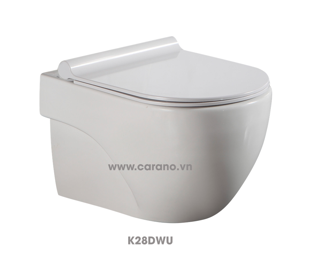 TOILET TREO TƯỜNG CARANO MODEL K28DWU