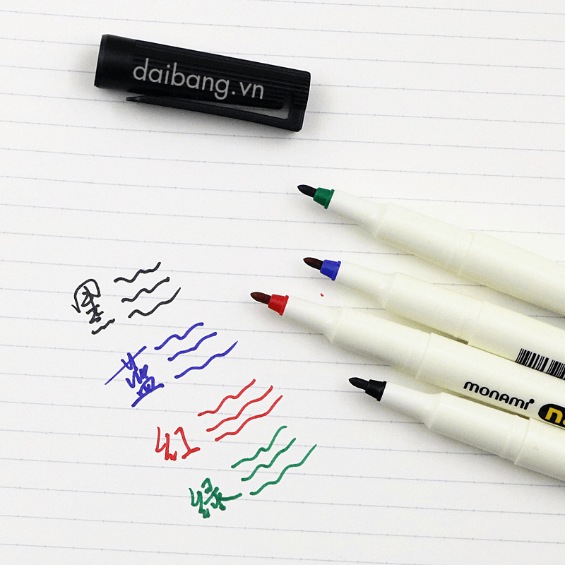 Đầu bút (ngòi bút) được thiết kế tỉ mỉ, gọn gàng, không bị xơ, toè khi sử dụng