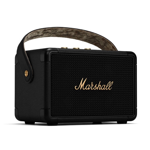 Loa Marshall Kilburn 2 Black and Brass Logo Gold