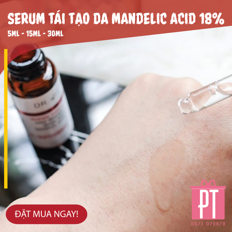 Serum tái tạo da Dr.Wu Intensive Renewal Serum With Mandelic Acid 18% 5ML