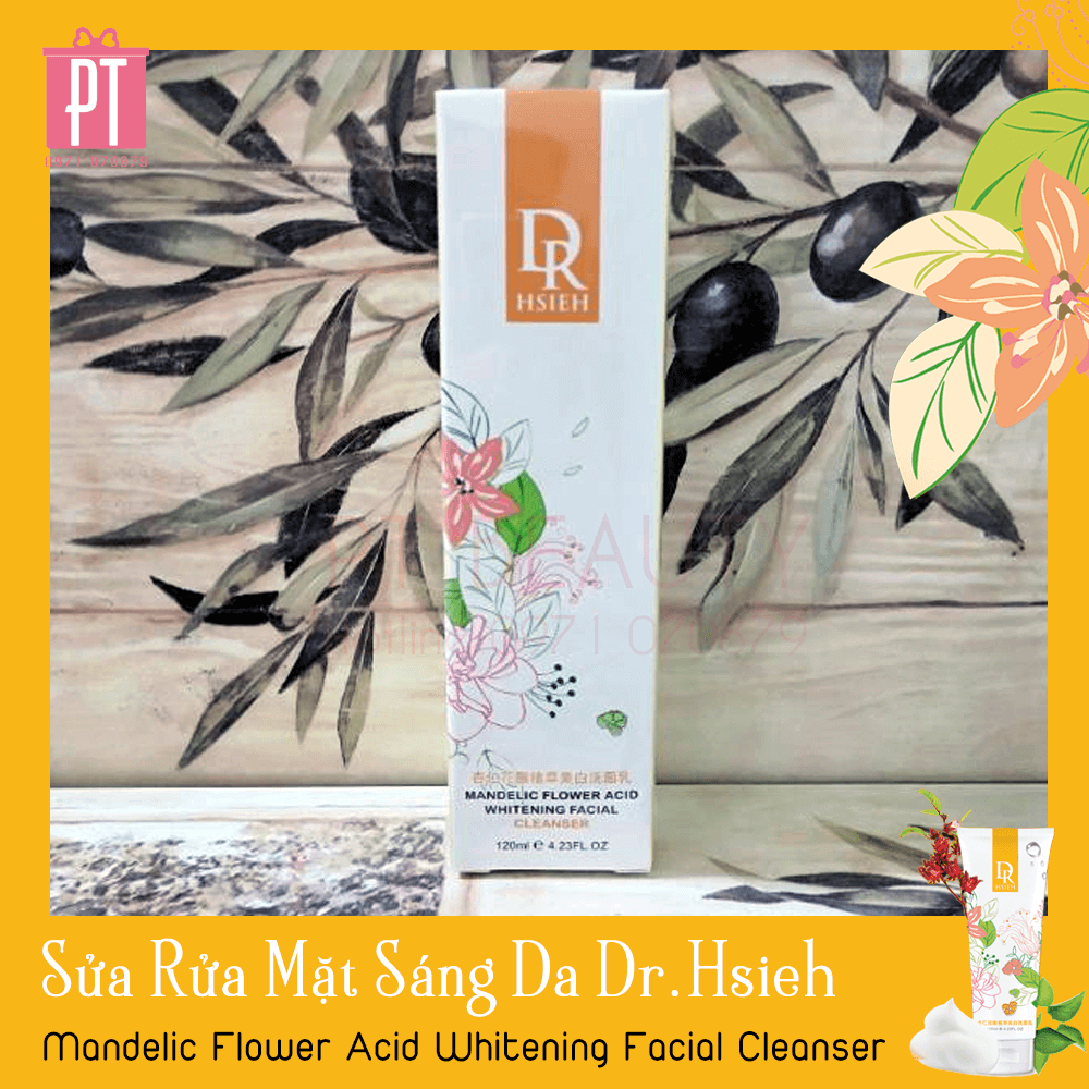 Sữa Rửa Mặt Sáng Da Dr.Hsieh Mandelic Flower Acid Whitening 120ml