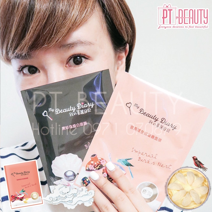 Mặt Nạ My Beauty Diary Tổ Yến Đỏ - Imperial Bird's Nest Mask 8pcs