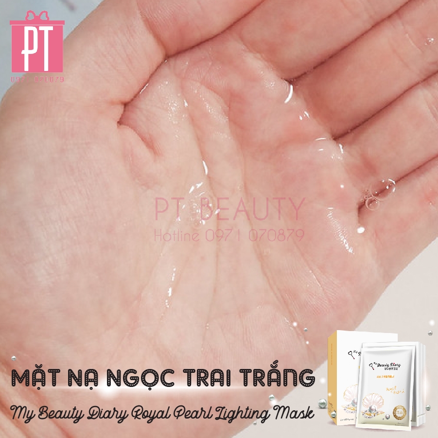 Mặt Nạ Ngọc Trai Trắng My Beauty Diary Royal Pearl Lighting Mask 8pcs