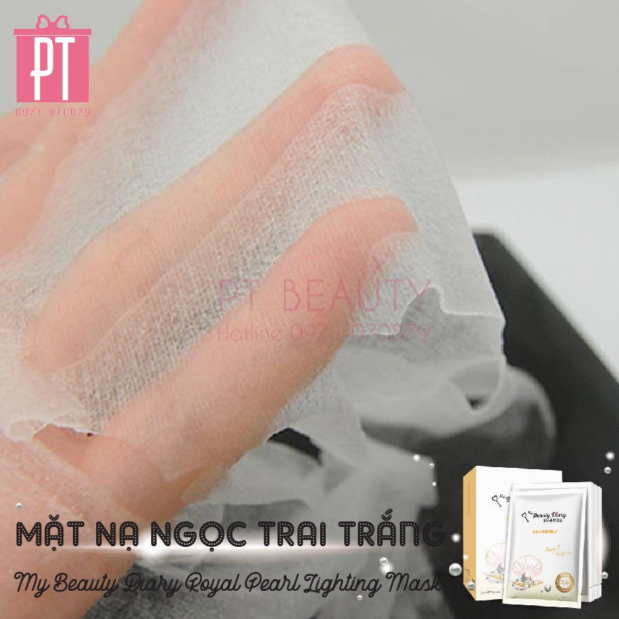 Mặt Nạ Ngọc Trai Trắng My Beauty Diary Royal Pearl Lighting Mask 8pcs