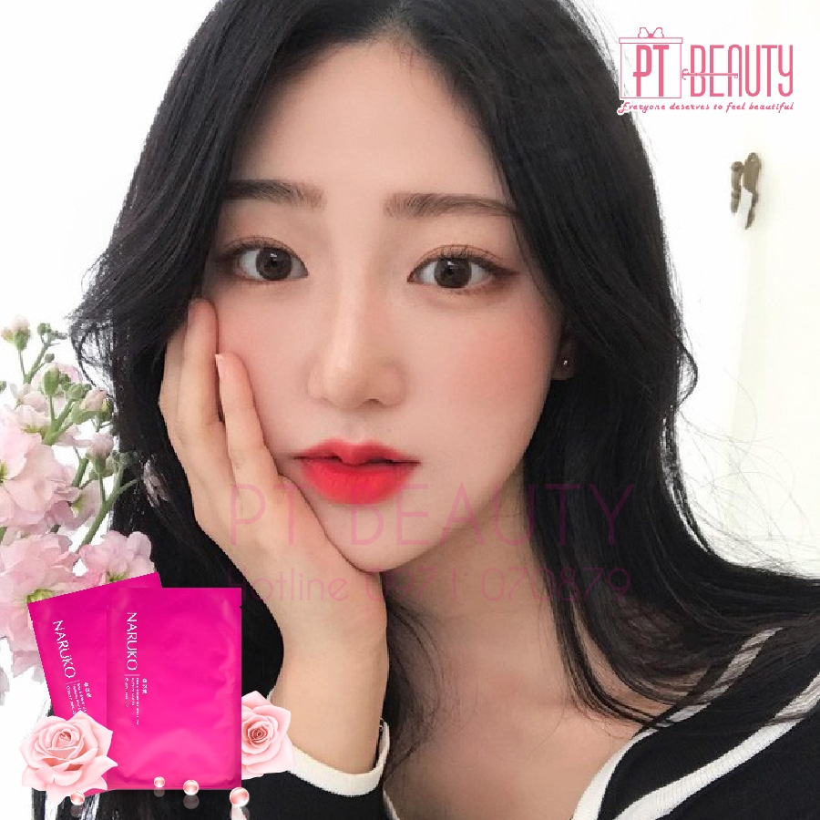 Mặt Nạ Cấp Ẩm Sâu Naruko Rose & Botanic HA Aqua Cubic Hydrating Mask EX 10pcs
