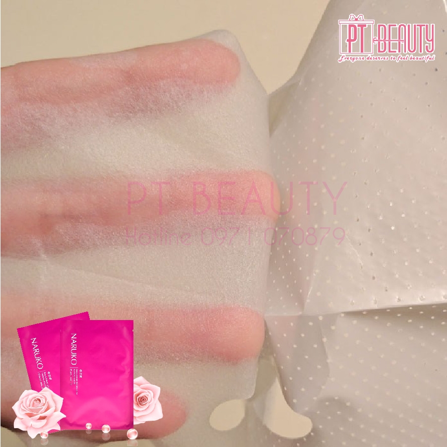 Mặt Nạ Cấp Ẩm Sâu Naruko Rose & Botanic HA Aqua Cubic Hydrating Mask EX 10pcs