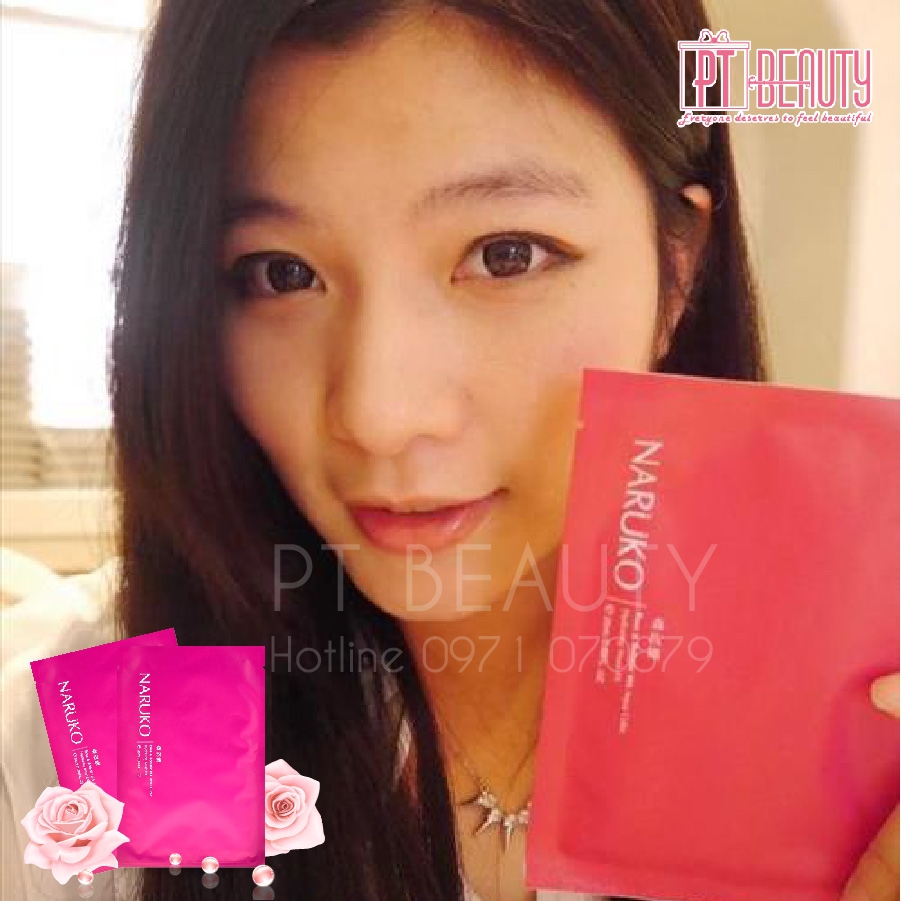 Mặt Nạ Cấp Ẩm Sâu Naruko Rose & Botanic HA Aqua Cubic Hydrating Mask EX 10pcs